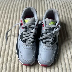 Grey Nike air max sneakers